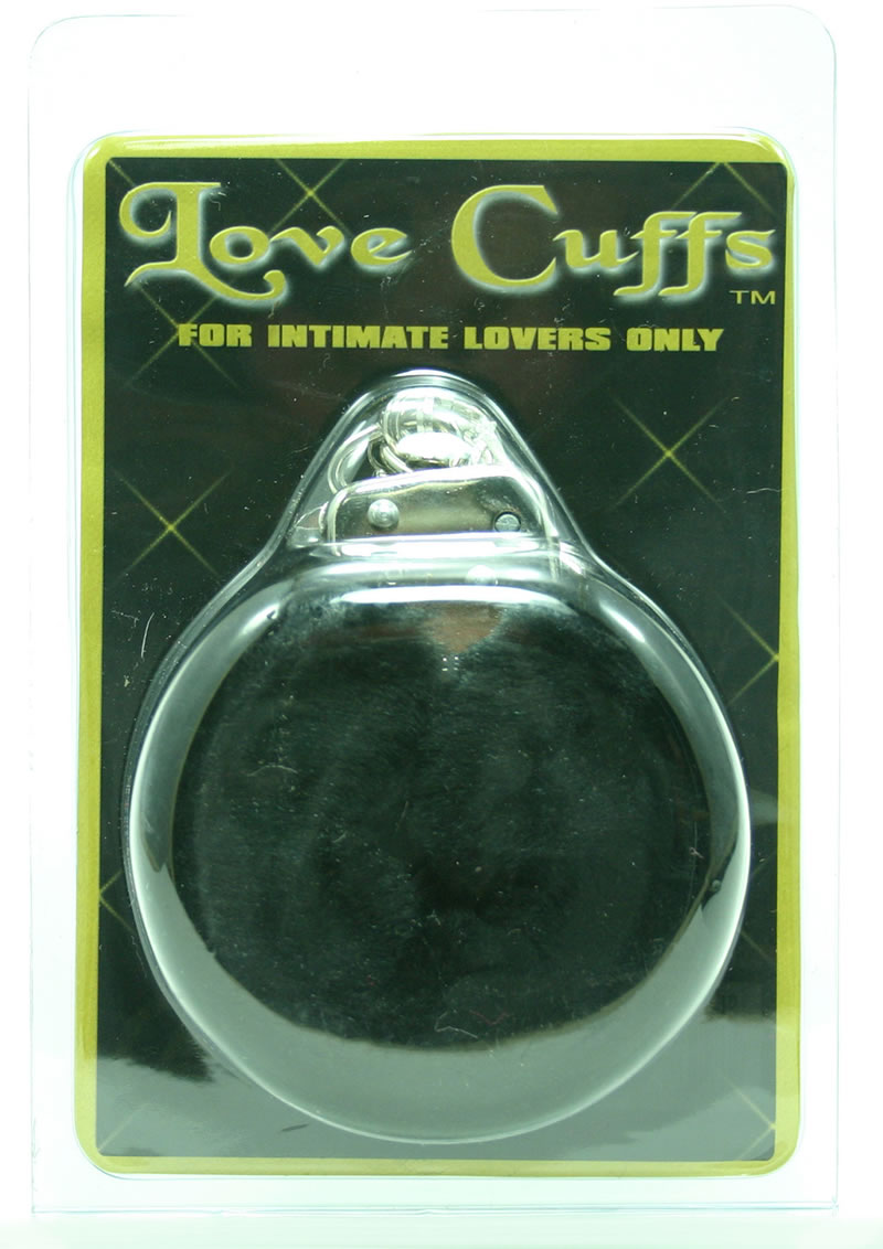 Plush Love Cuffs Black