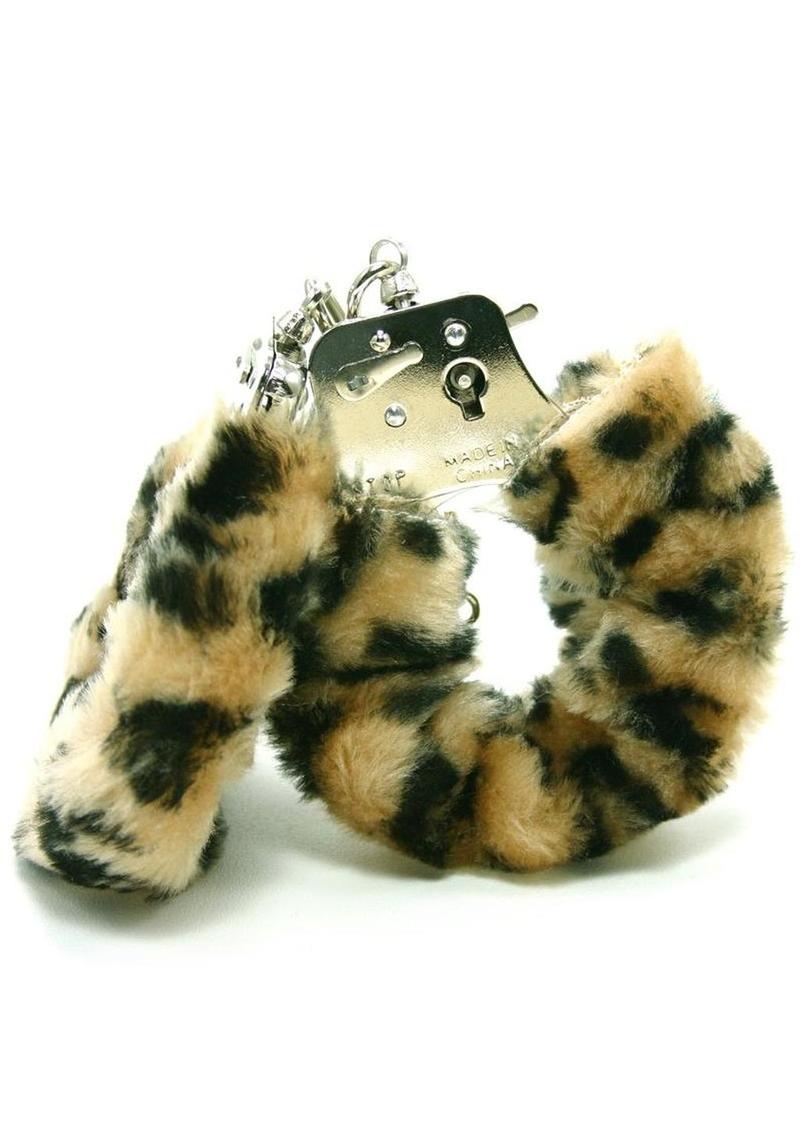 Plush Love Cuffs Leopard