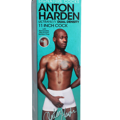 "Signature Cocks - Anton Harden - 11 Inch Ultraskyn Cock With Removable Vac-U-Lock Suction Cup DJ8160-22-BX"