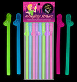 "Glow-in-the-Dark Naughty Straws KG-NVS97"