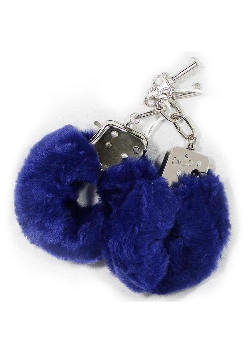 Plush Love Cuffs - Blue