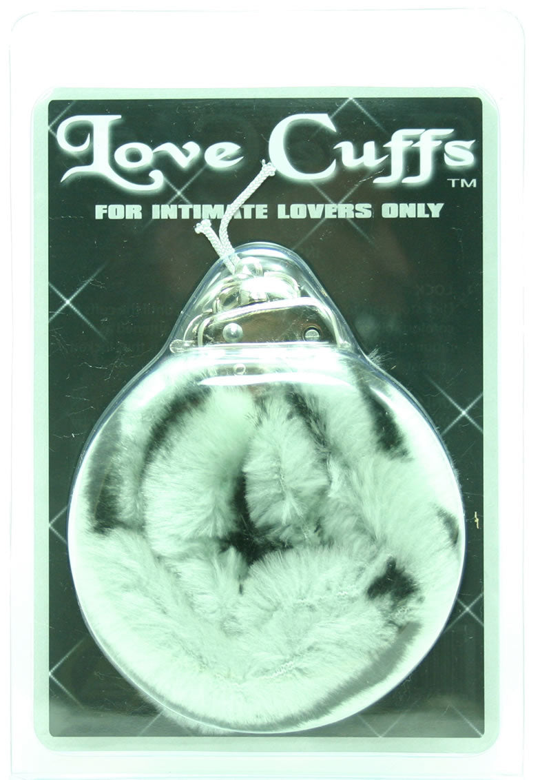 Plush Love Cuffs - Zebra