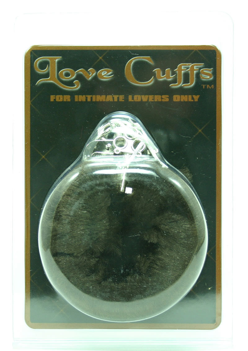 Plush Love Cuffs - Brown