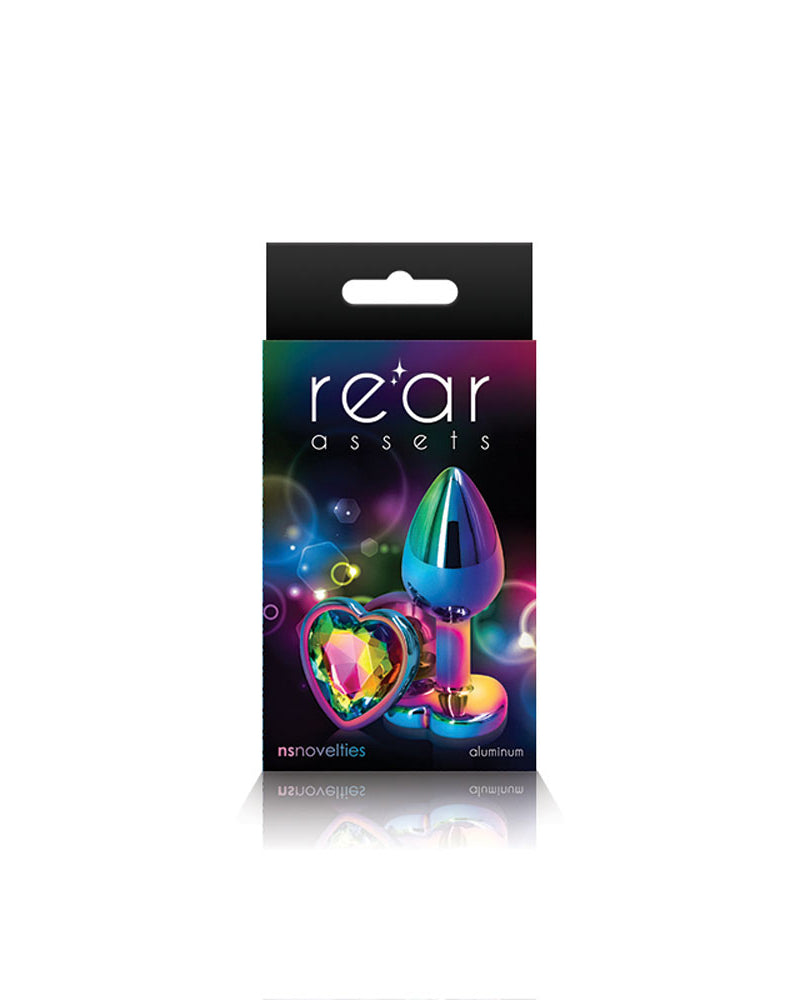 "Rear Assets - Multicolor Heart - Small - Rainbow NSN0962-19"