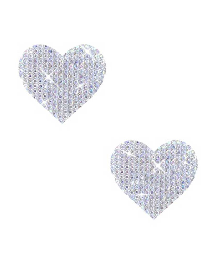 "Razzle Dazzle Crystal Jewel Sparkle I Heart U Body Stickers 6 Pk NN-RAZ-HRT-BS"