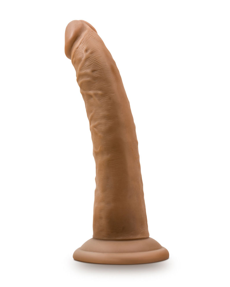 "Dr. Skin - 7 Inch Cock With Suction Cup - Mocha BL-12707"