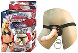 "All American Whoppers 6.5-Inch- Dong With Universal Harness- Flesh NW2323-1"