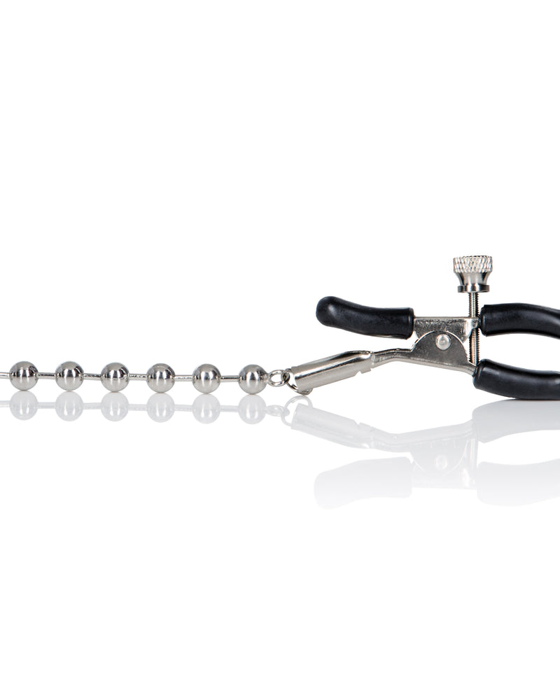 "Silver Beaded Nipple Clamps SE2610102"