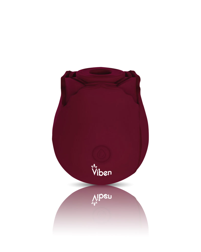 "Classic Rose - Ruby - Handheld Rose Clitoral and Nipple Stimulator VB-75010"