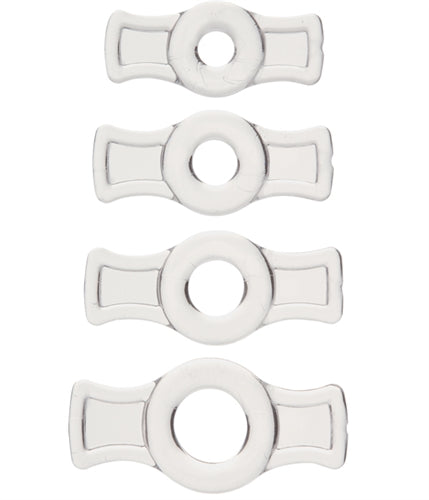 "Titanmen Tools Cock Ring Set - Clear DJ3503-07"