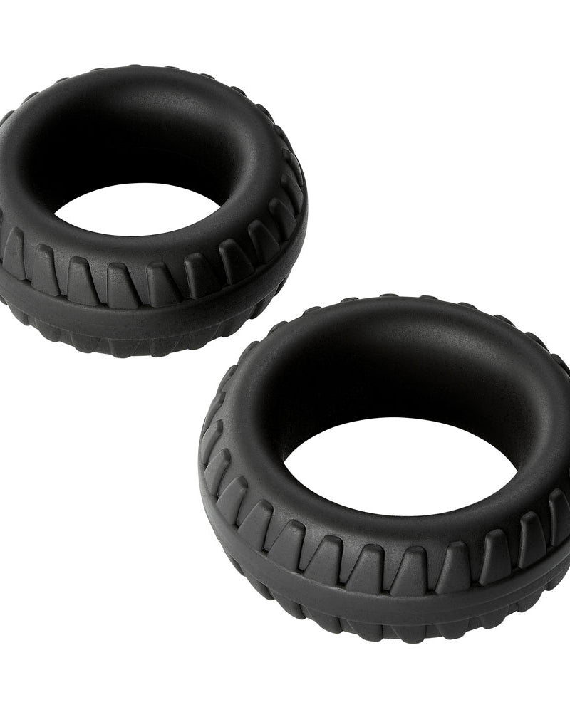 "Cloud 9 Pro Rings Liquid Silicone Tires 2 Pack - Black WTC914"