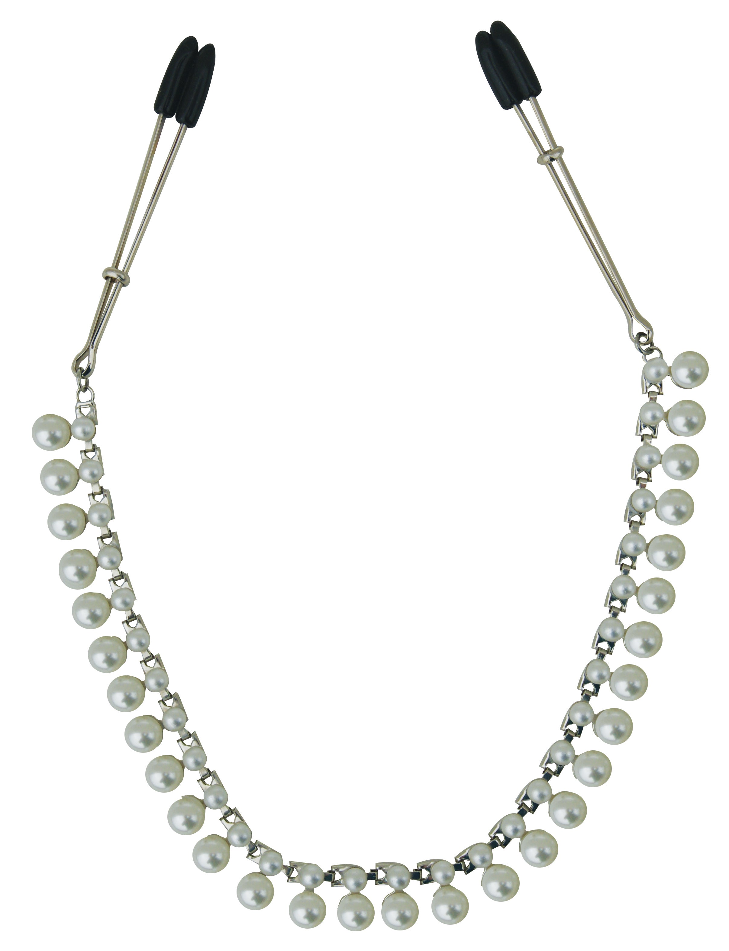 "Sincerely Pearl Chain Nipple Clips SS520-33"