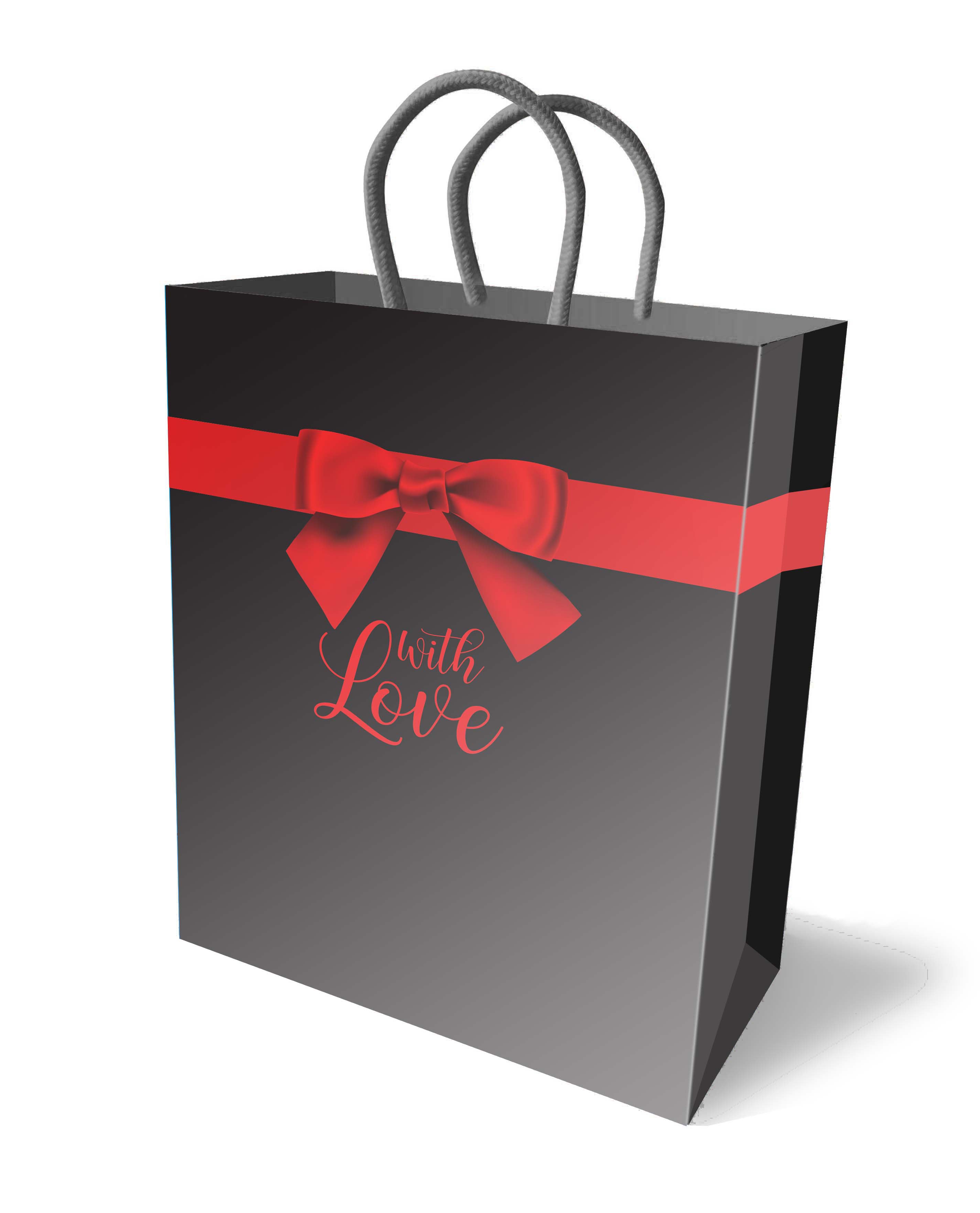 "With Love Gift Bag - Black LG-LGP027"