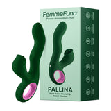 Pallina Triple-Action Rabbit Vibrator - Green