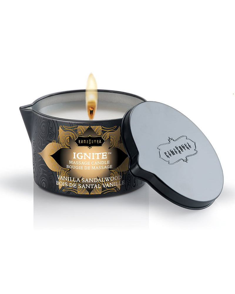 "Ignite Vanilla Sandalwood Massage Candle - 6 Oz. KS10226"