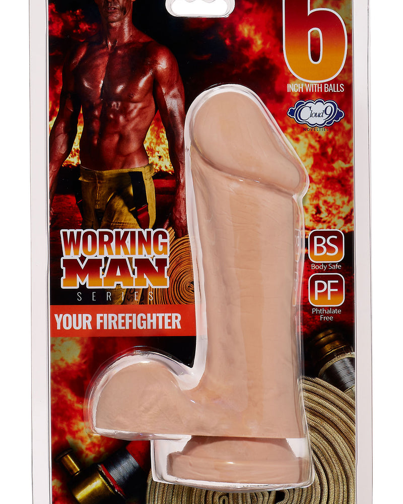 Cloud 9 Working Man 6 Inch With Balls - Your Firefighter - Light