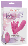 Venus Butterfly Silicone Remote Pulsating Venus G - Pink