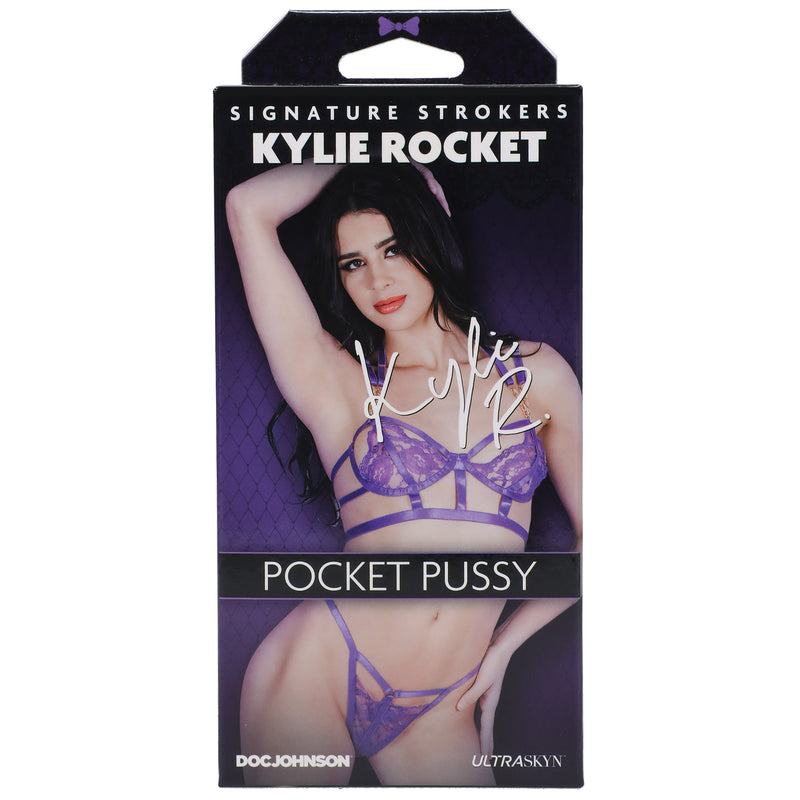 "Signature Strokers - Kylie Rocket - Ultraskyn Pocket Pussy - Vanilla DJ5510-48-BX"