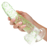 Naughty Bits I Leaf Dick Glow-in-the-Dark Weed Leaf Dildo - Glow in the Dark