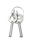 Nickel Coated Handcuffs - Dbl Lock