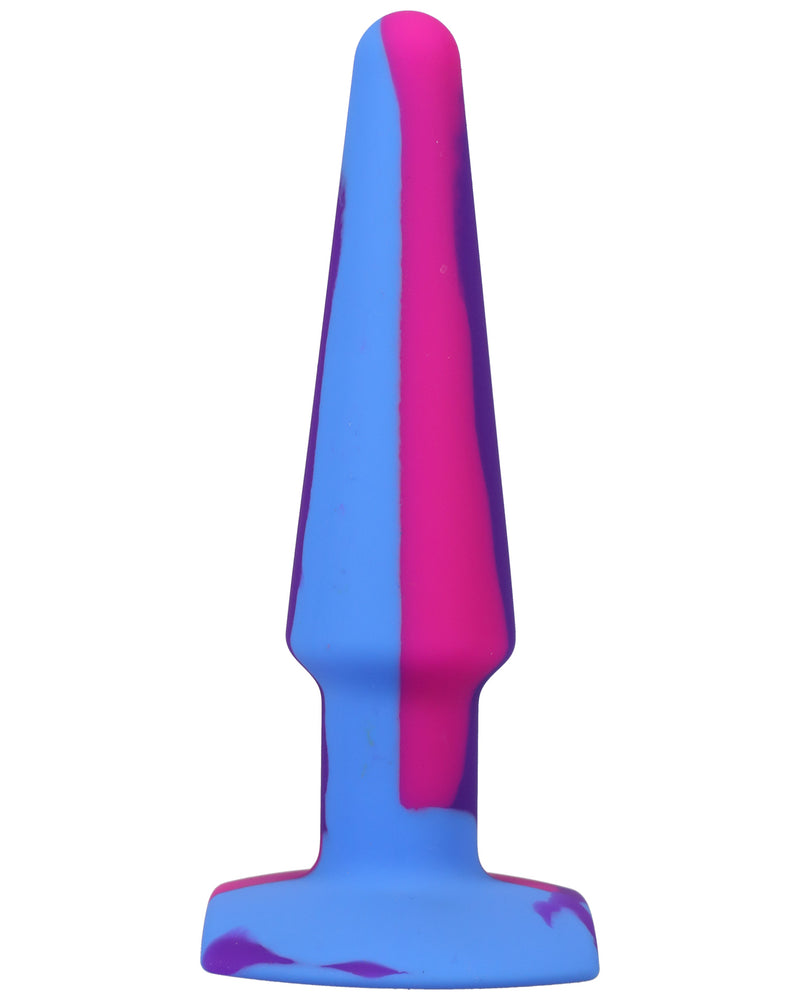 A-Play Groovy Silicone Anal Plug 5 Inch - Berry