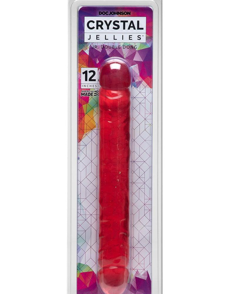 Jr Double Dong Pink Jelly 12