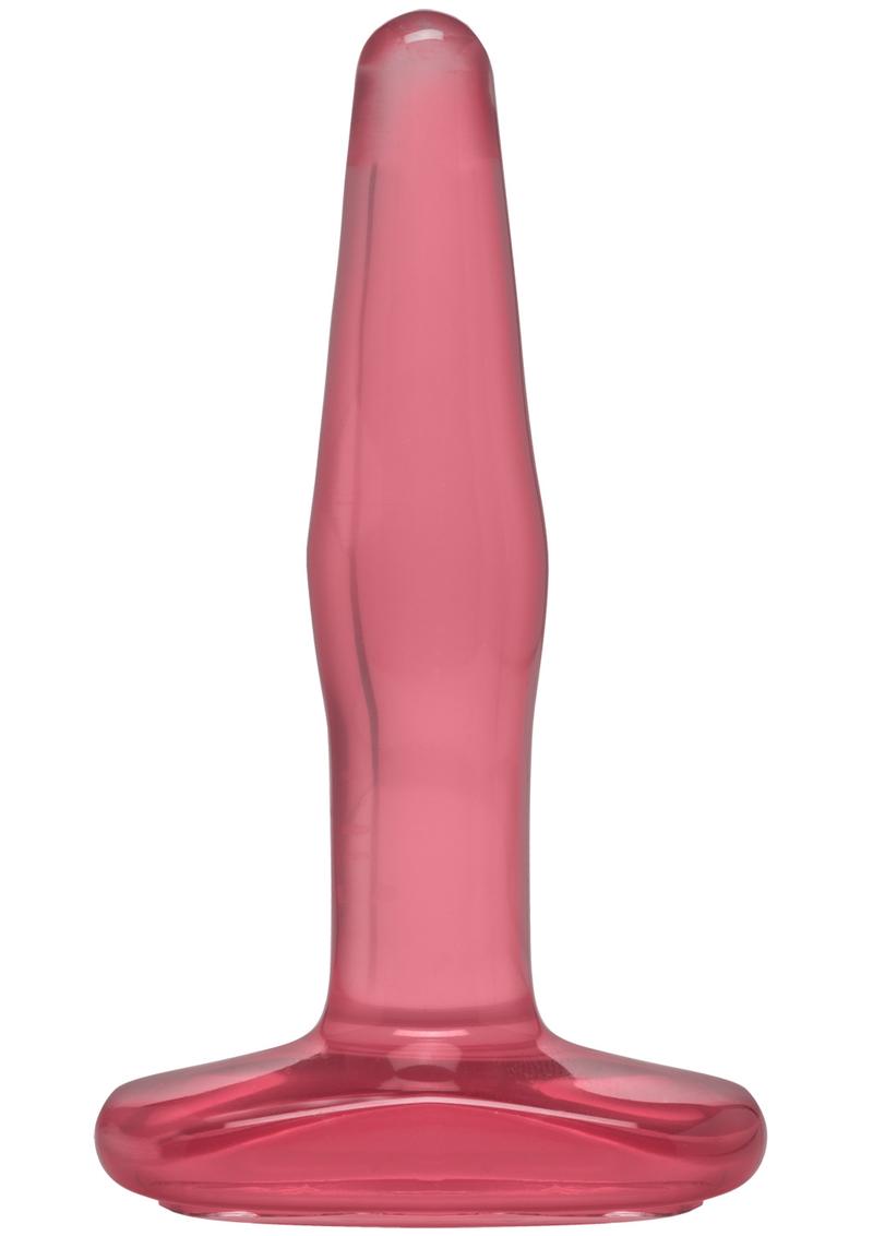 Tapón anal de gelatina rosa pequeño