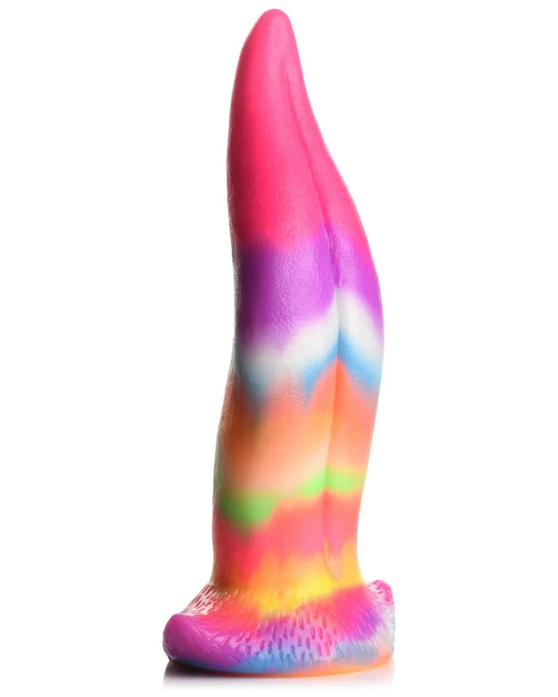 Unicorn Kiss - Unicorn Tongue - Glow-in-the-Dark - Silicone Dildo