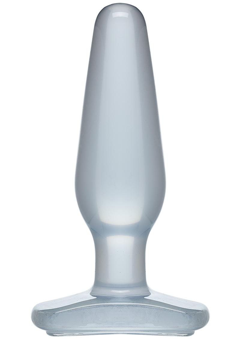 Tapón anal de tamaño mediano de gelatina transparente