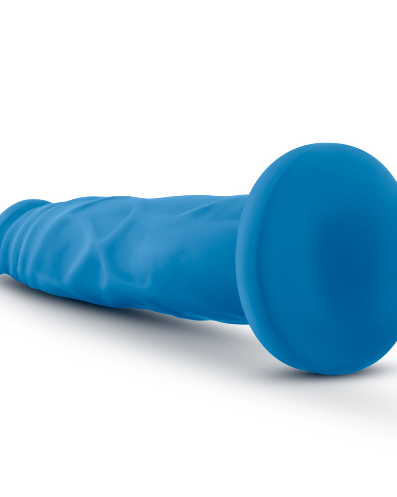 Neo - 7 .5 Inch Dual Density Cock - Neon Blue
