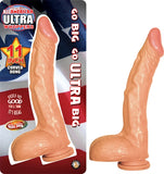 All American Ultra Whoppers 11-Inch Curved Dong - Flesh