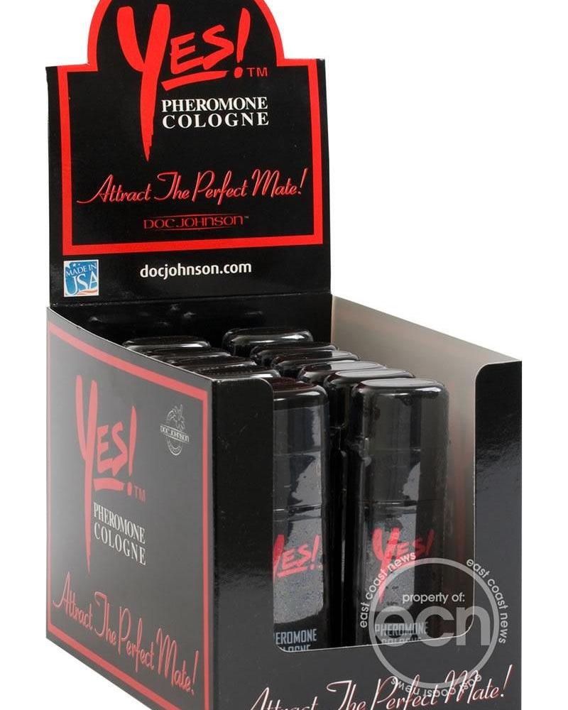 Yes Pheromone Cologne For Men 1 Ounce 12 Per Display