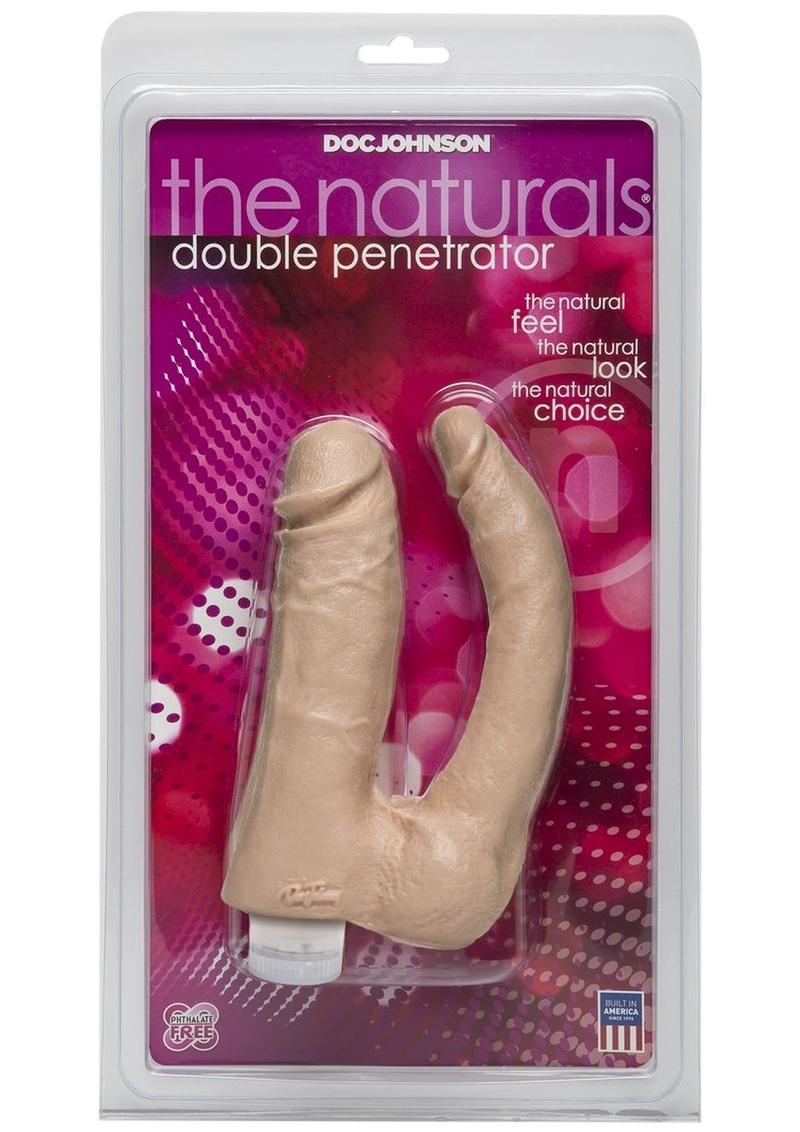 The Naturals Vibro Double Penetrator Flesh