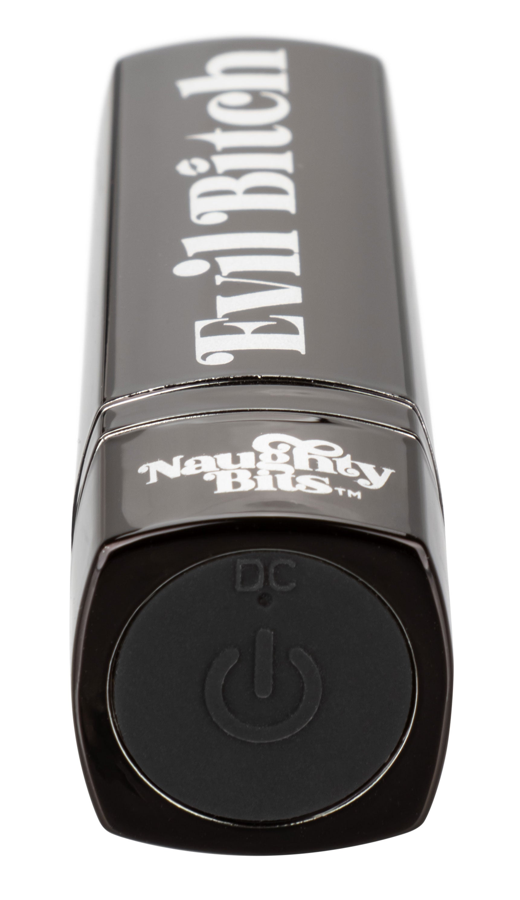 "Naughty Bits Evil Bitch Lipstick Vibrator - Black SE4410053"