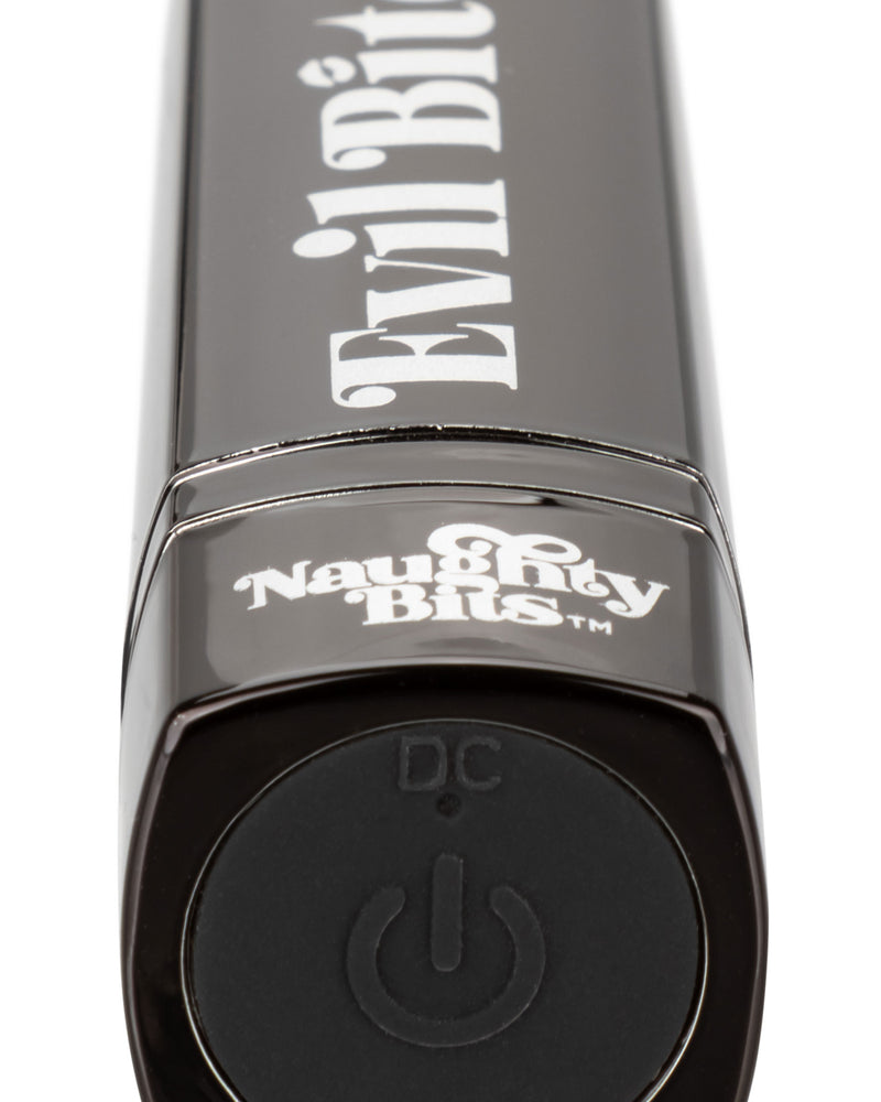 "Naughty Bits Evil Bitch Lipstick Vibrator - Black SE4410053"