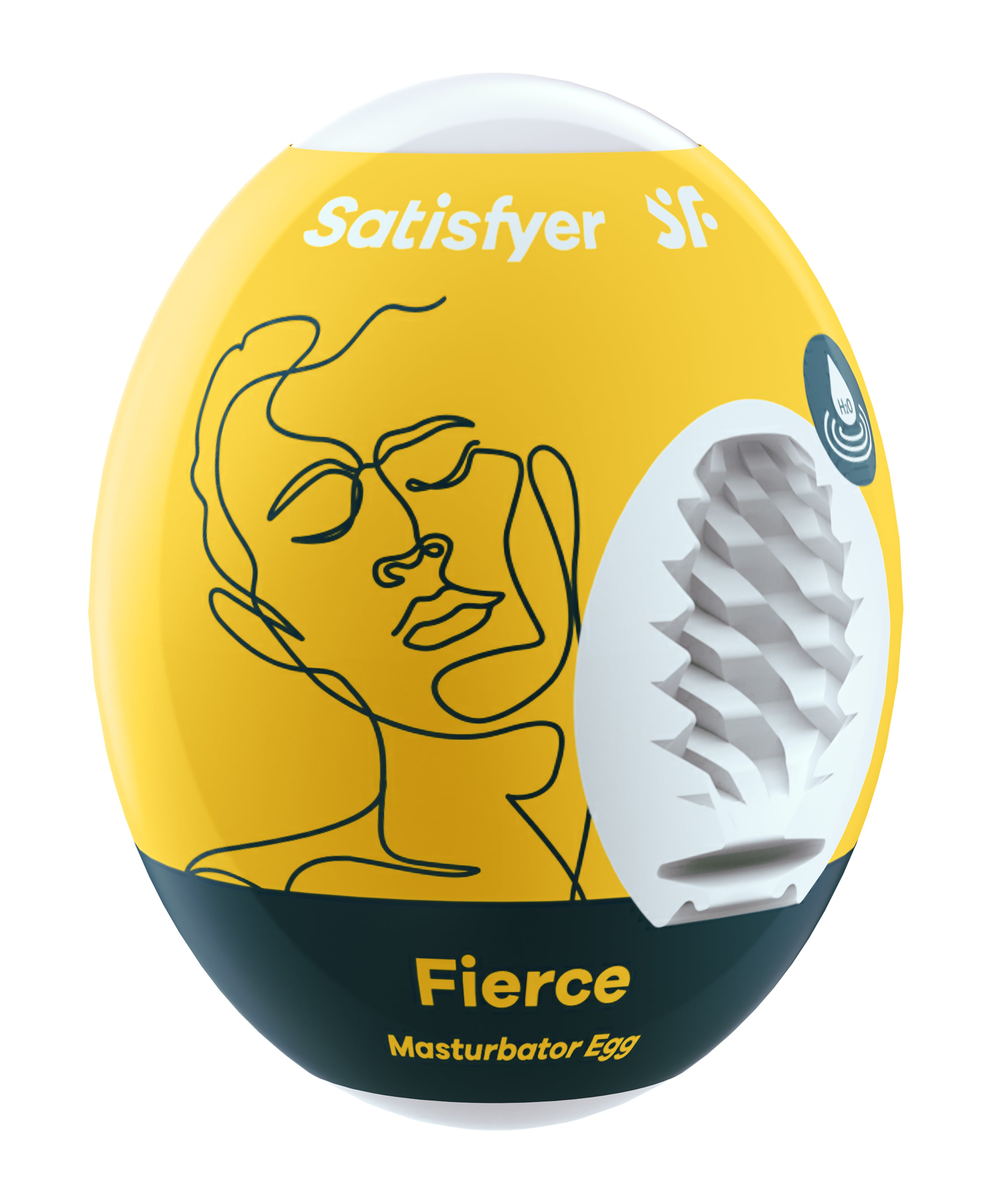 "3 Pc Set Masturbator Egg - Fierce - Yellow SAT-9043460"