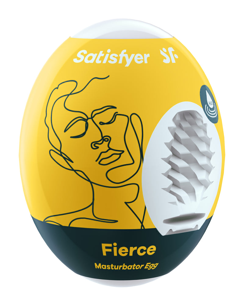 "3 Pc Set Masturbator Egg - Fierce - Yellow SAT-9043460"