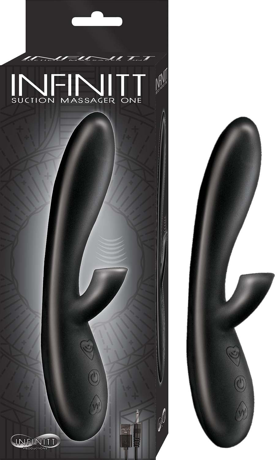 "Infinitt Suction Massager One - Black NW2824-1"