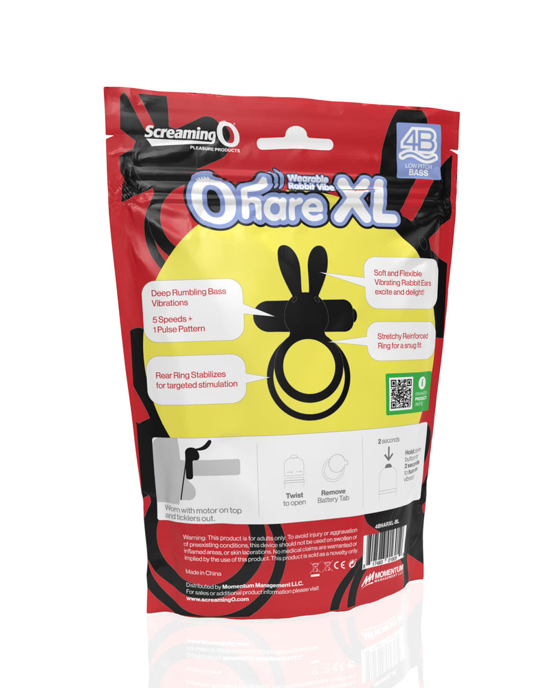 "4b Ohare XL - Black SO-4BHARXL-BL"