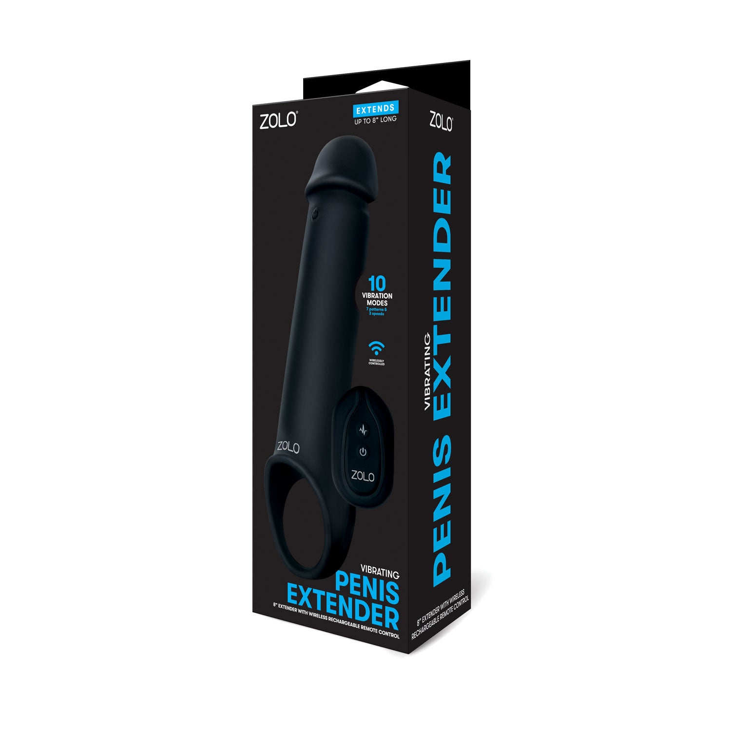 "Zolo Vibrating Penis Extender - Black X-ZO-6072"