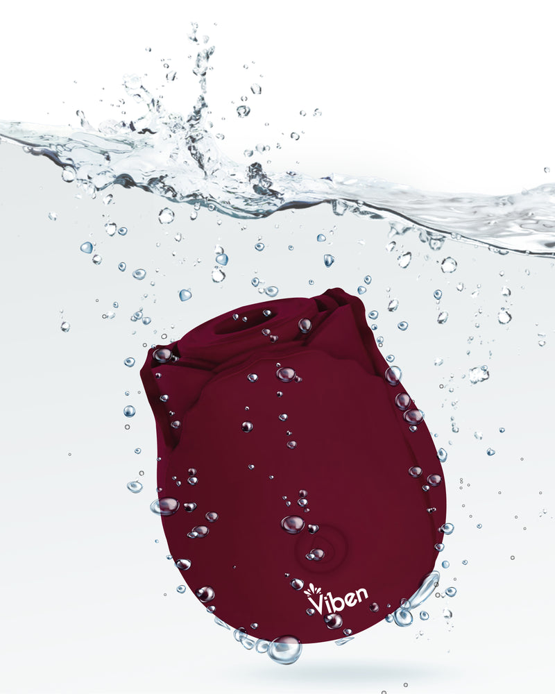 Classic Rose - Ruby - Handheld Rose Clitoral and Nipple Stimulator