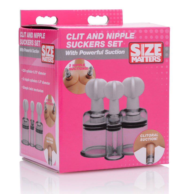 "Clit and Nipple Suckers Set SM-AF222"