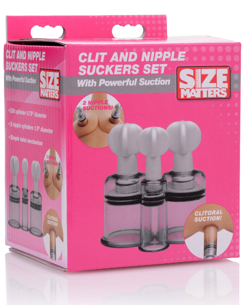"Clit and Nipple Suckers Set SM-AF222"