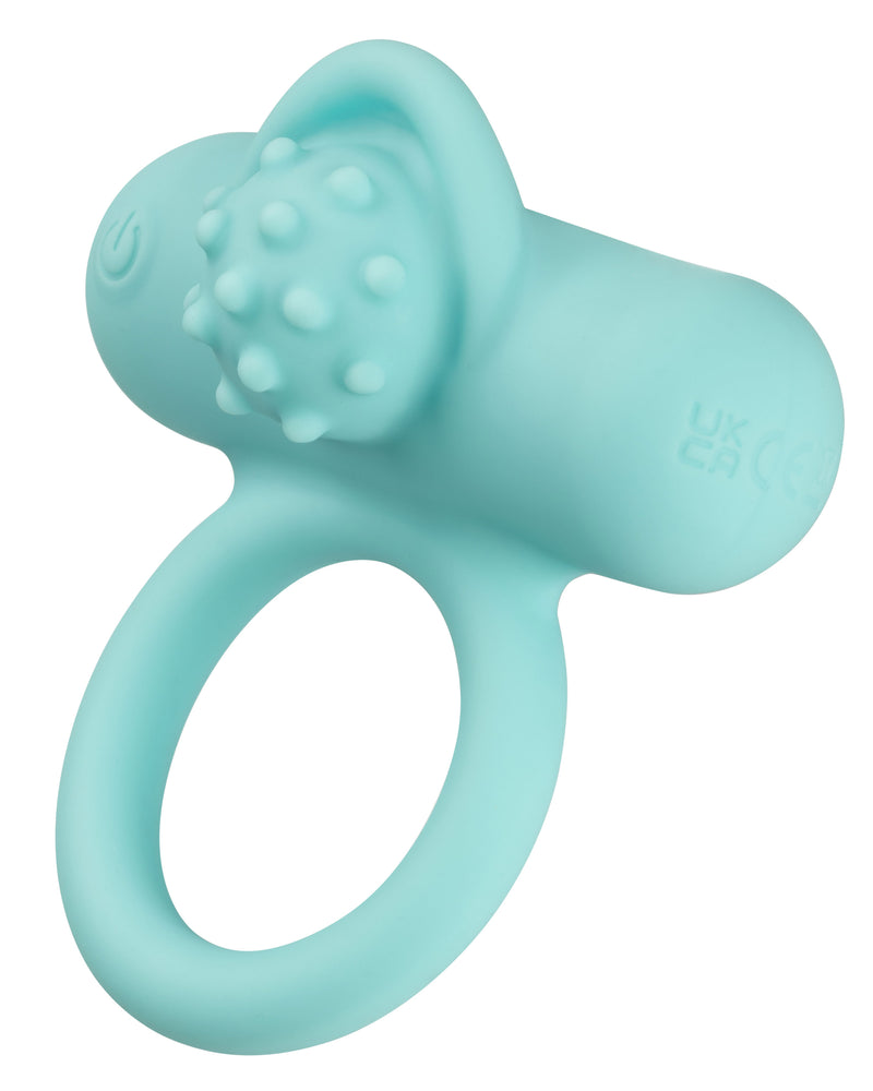 "Silicone Rechargeable Nubby Lover's Delight - Blue SE1841223"