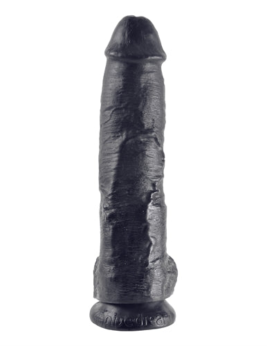 "King Cock 10-Inch Cock With Balls - Black PD5509-23"