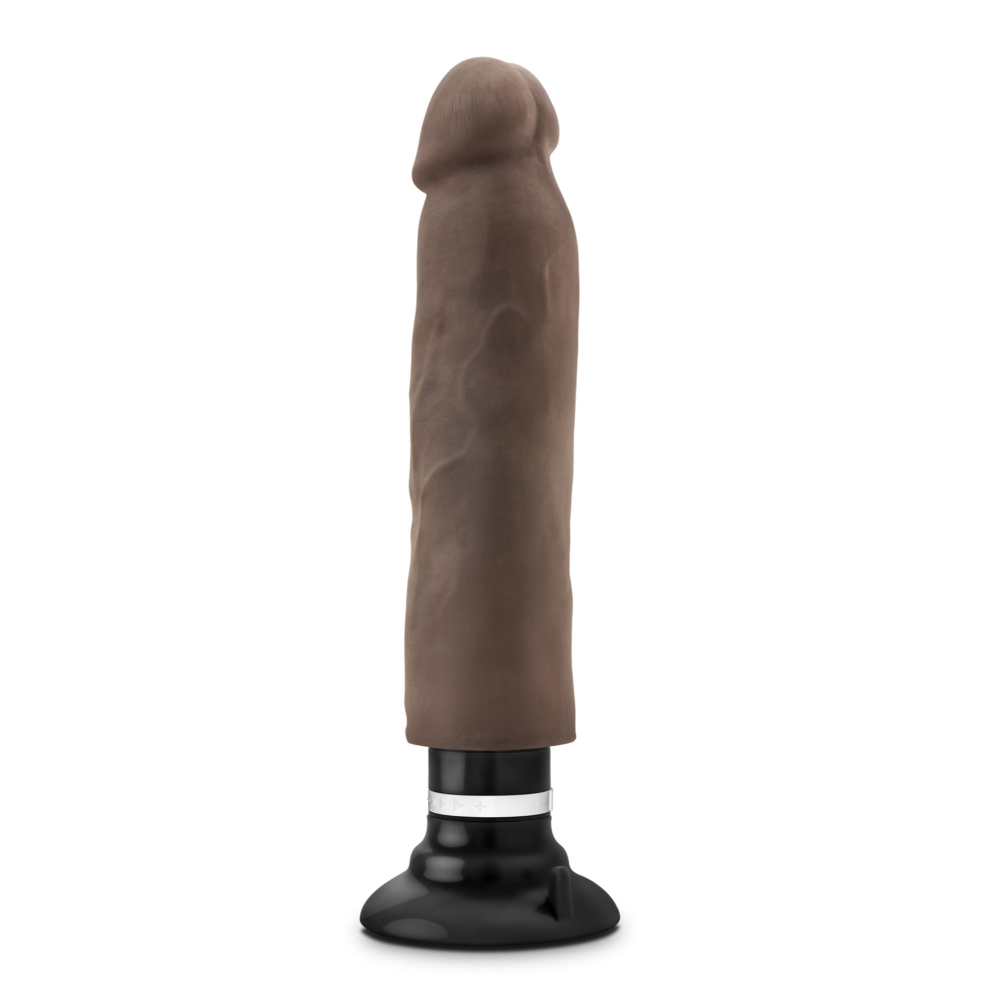 Au Naturel - 11 Inch Sensa Feel Magnum Vibrating Dong - Chocolate