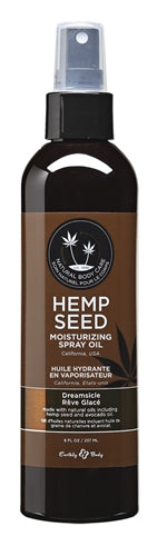 "Hemp Seed Moisturizing Spray Oil - Dreamsicle - 8 Fl. Oz./ 237ml EB-GO006"