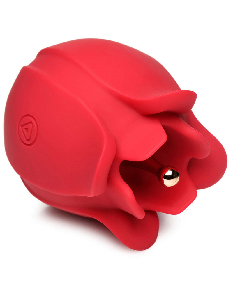 "Orchids Wild Vibrating Pinpoint Rose Tickler - Red INM-AH104"