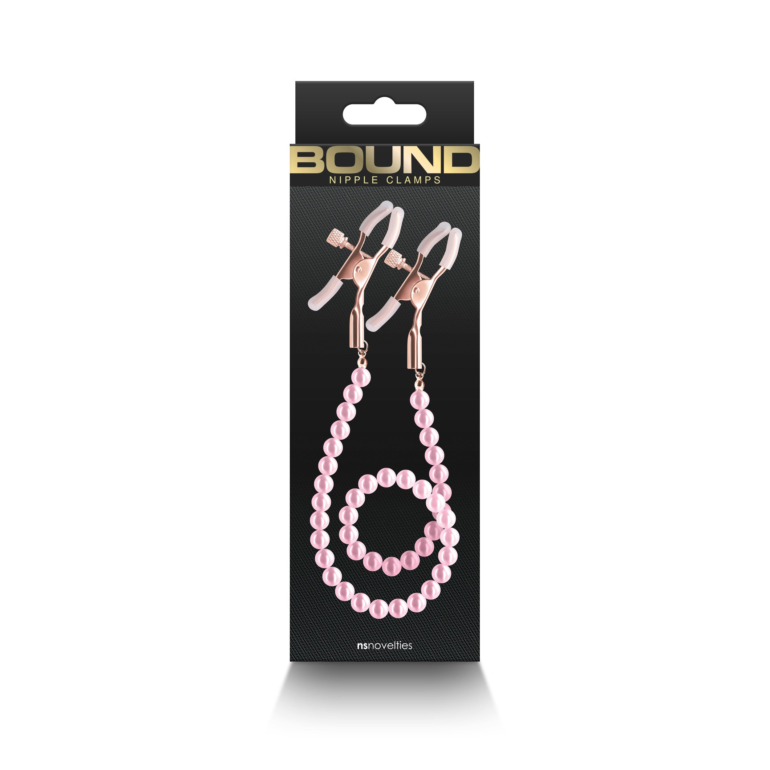 "Bound - Nipple Clamps - Dc1 - Pink NSN-1302-44"