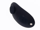 Hidden Pocket Strap on With Remote Control Vibrator - Black